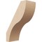 Ekena Millwork 5-inch W x 10-inch D x 14-inch H Geneva Rough Cedar Woodgrain TimberThane Knee Brace, Primed BRCUR05X10X14GNVRCPR - alternate 1